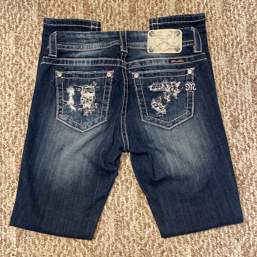 Miss Me Signature Skinny Blue Denim Jeans Women’s Size 27